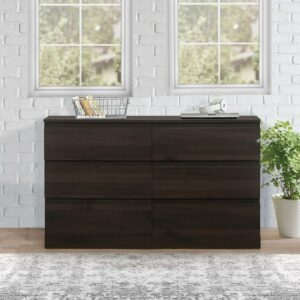 Brindle 6 Drawer Dresser, Espresso, by Hillsdale Living Essentials