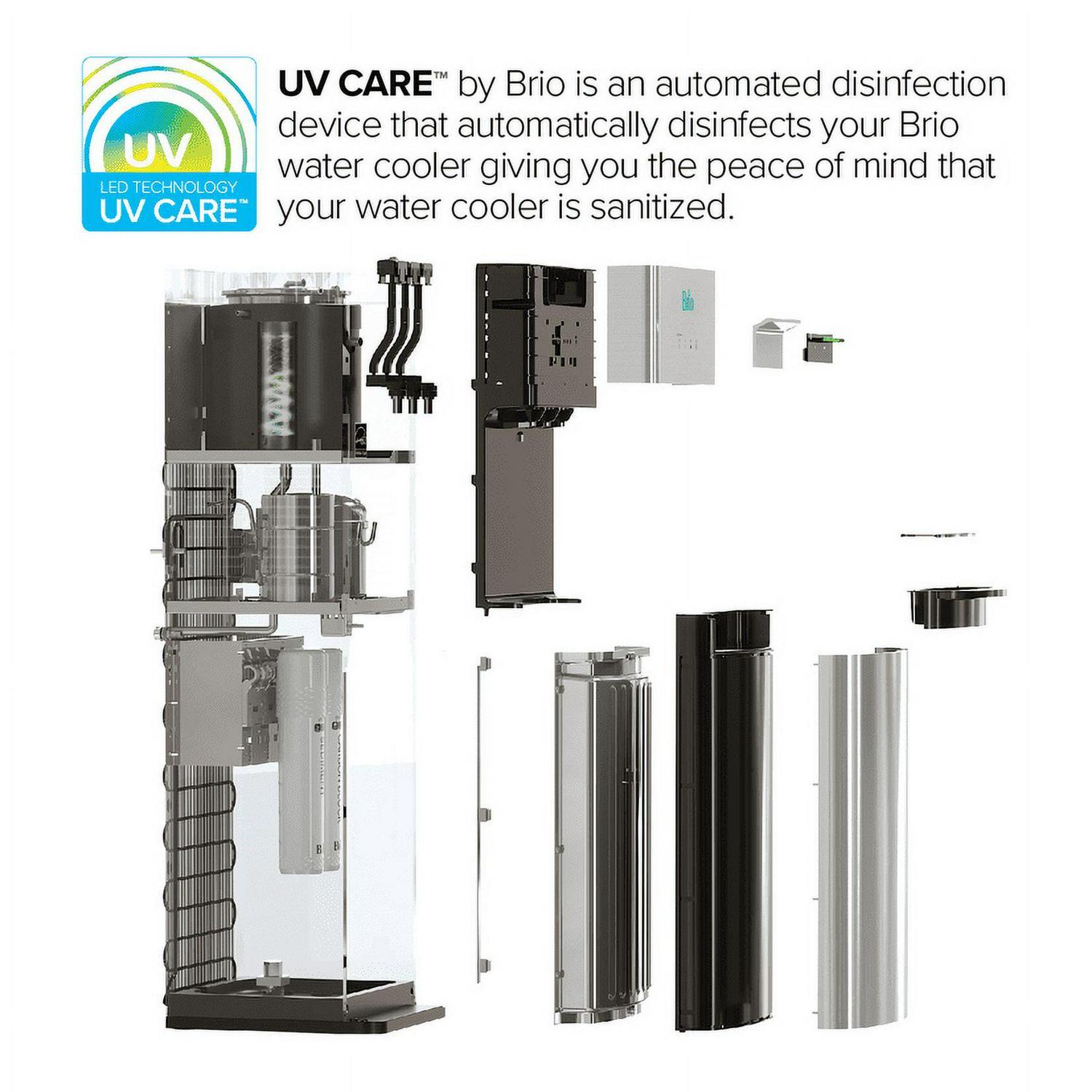 Brio 3-Stage Filtration Water Dispenser with Tri-Temp Digital Display, Connects to Your Water Line, 41.05 Inches High - Image 2