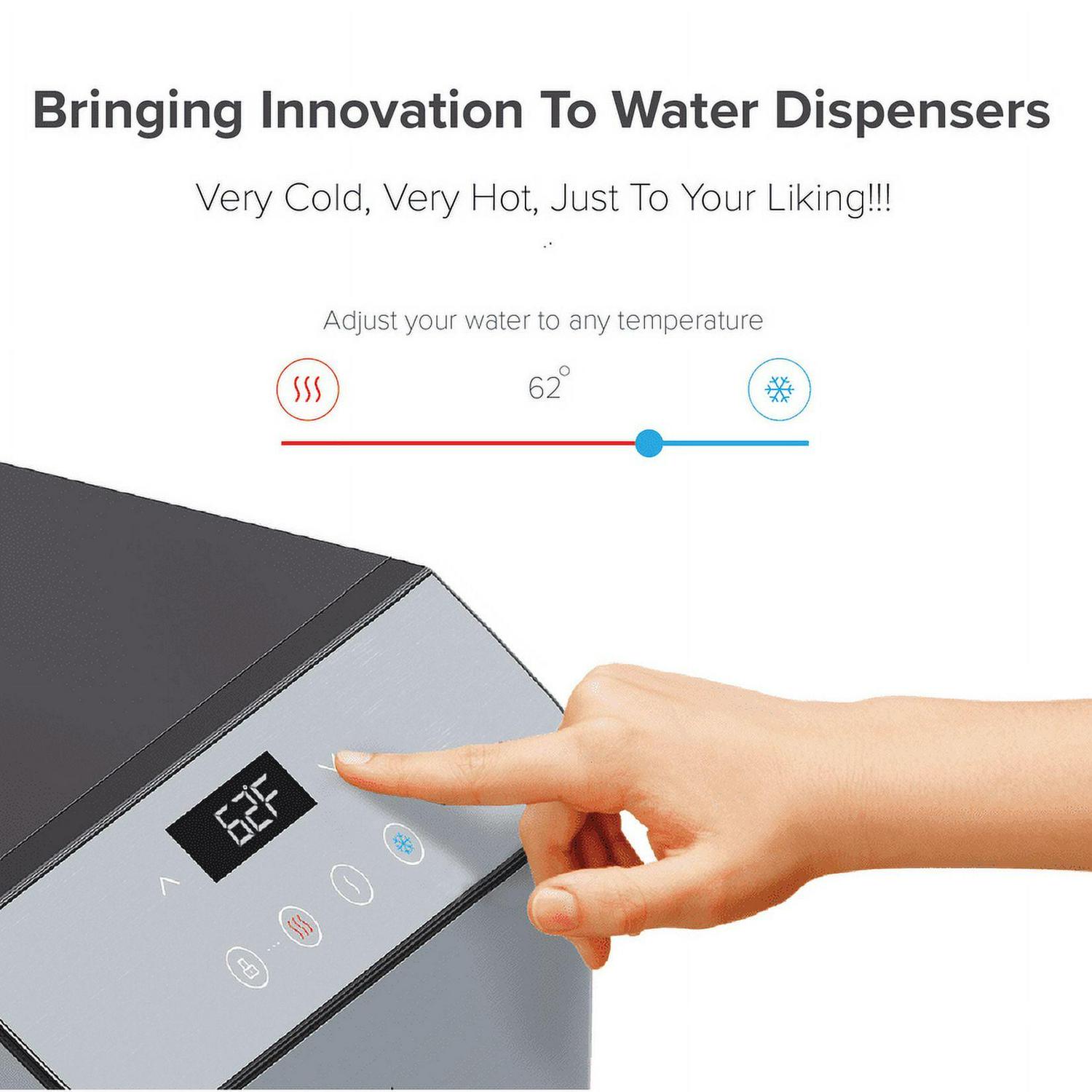 Brio 3-Stage Filtration Water Dispenser with Tri-Temp Digital Display, Connects to Your Water Line, 41.05 Inches High - Image 6