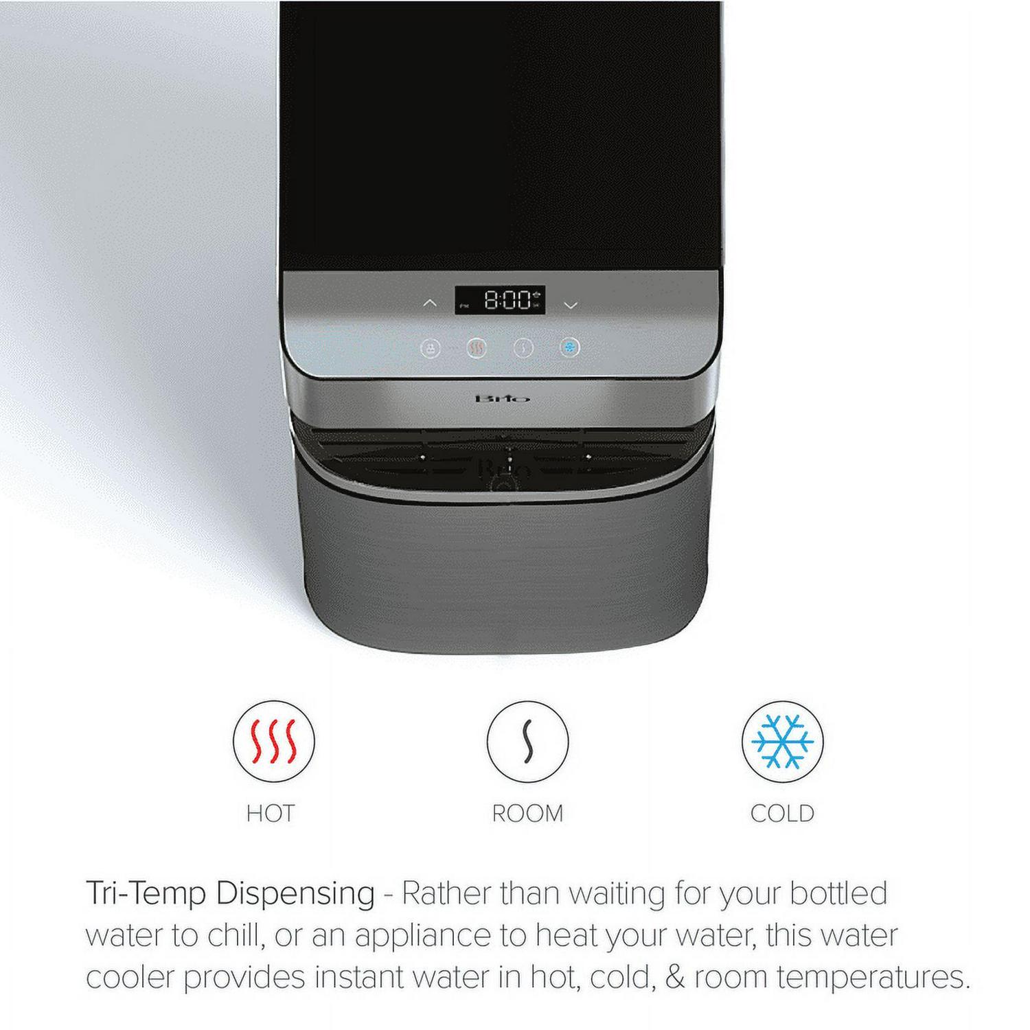 Brio 3-Stage Filtration Water Dispenser with Tri-Temp Digital Display, Connects to Your Water Line, 41.05 Inches High - Image 5