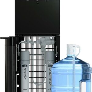 Brio 520 Series Self-Cleaning Bottom Loading No-Line Tri-Temperature 2 Stage Filtration Capacity Water Cooler Dispenser