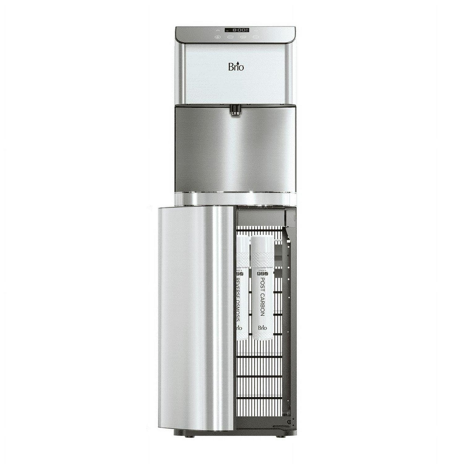 Brio 4-Stage Reverse Osmosis Bottle-Less Water Cooler Hot & Cold, 40.5"
