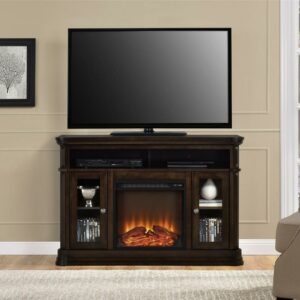 Brooklyn Fireplace TV Console for TVs up to 50", Espresso