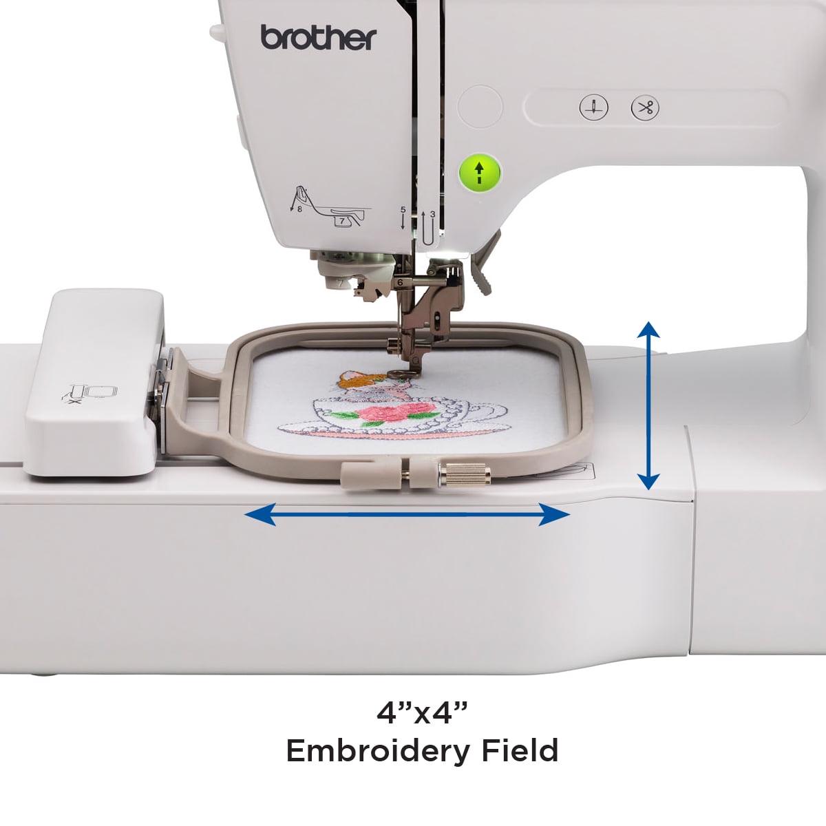 Brother Embroidery Machine, PE535, 80 Built-in Designs, 9 Font Styles, 4" x 4" Embroidery Area, 3.2in LCD Touchscreen, USB - Image 2