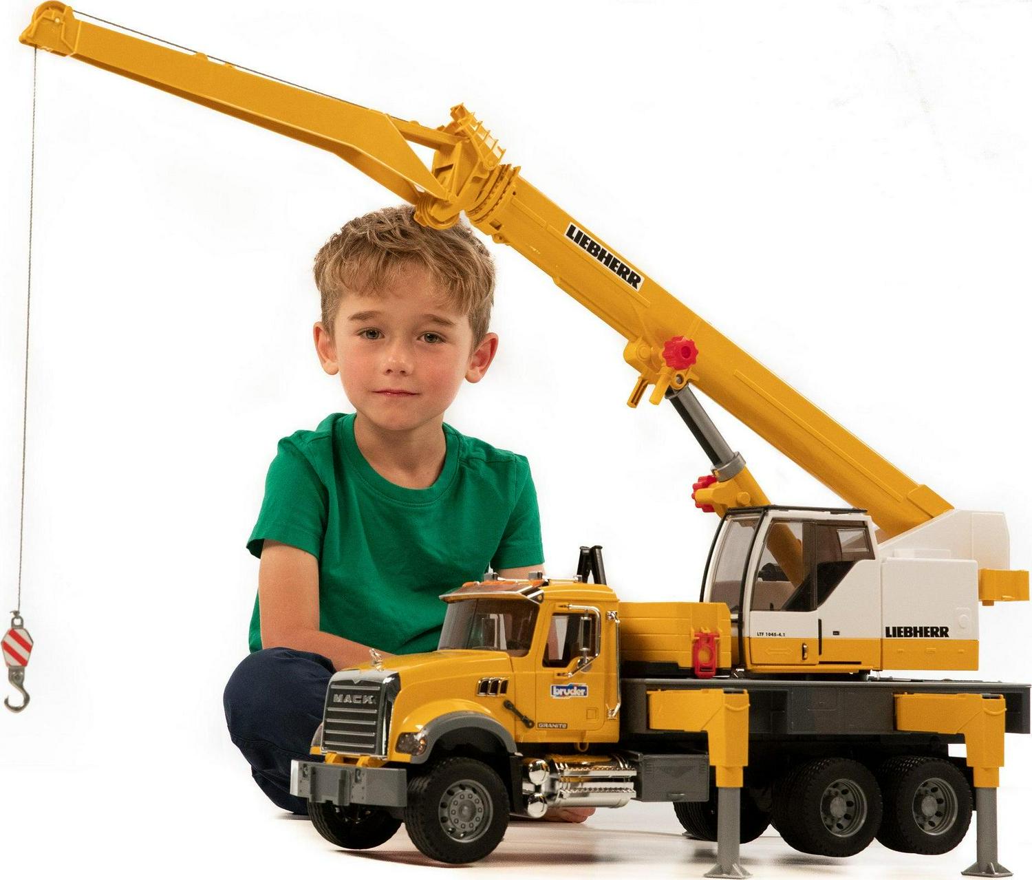 Bruder Mack Granite Liebherr Crane Truck - Image 5