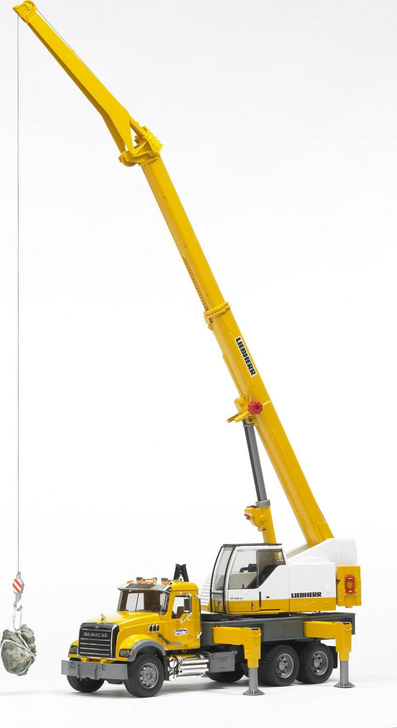 Bruder Mack Granite Liebherr Crane Truck - Image 2