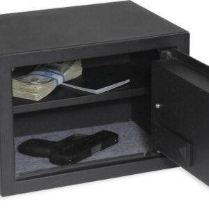 Bulldog Cases Medium Digital Pistol Vault, 12" x 10" x 10", Heavy-Duty Steel Construction, Gun Safes