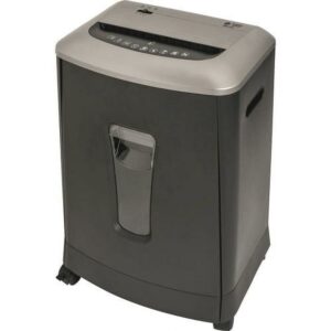 Business Source, BSN70120, 6-gallon Bin Cross-cut Shredder, 1 Each, Black Graphite