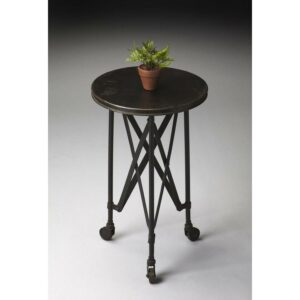 Butler Specialty Metalworks Round Iron Accent Table In Black