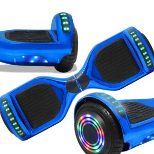 CHO NEW Generation Electric Hoverboard Two Wheels Smart Self Balancing Scooter Hoover Board with Built in Speaker Flashing LED Light
