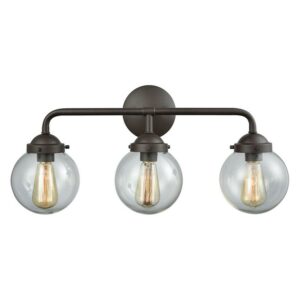 Elk Lighting CN129311 Beckett 3-Light for The Bath in Oil Rubbed Bronze Vanity Wall Sconce