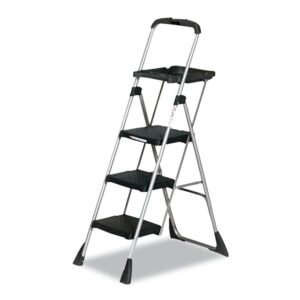 COSCO 3-Step Max Steel Work Platform, 225 lb. Weight Capacity, Black