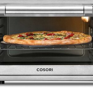 COSORI 32Qt / 30L Smart Air Fryer Toaster Oven, XL Large Capacity, 11 Presets, Rotisserie, Dehydrator, Works with Alexa, Sliver, Bonus Wire Rack
