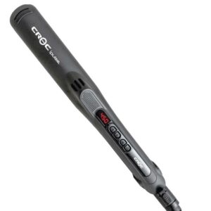 CROC Ipulse 2 Flat Iron - Black, 1.25 inch