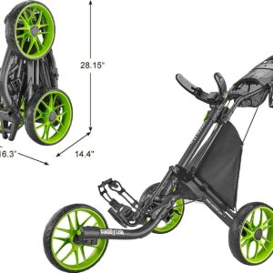 CaddyTek Caddy lite Ez Version 8 Lime Golf Push & Pull Carts