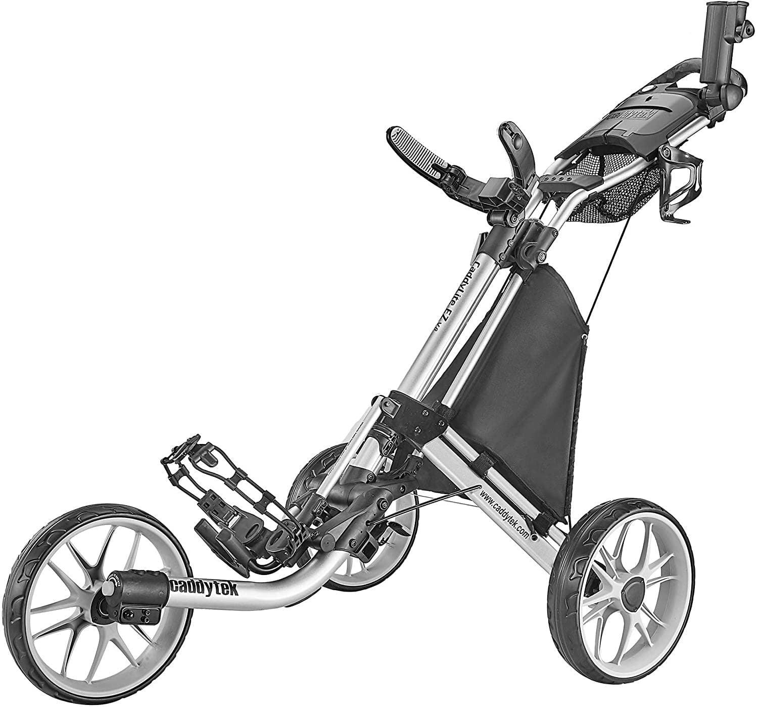 CaddyTek Caddy lite Ez Version 8 Lime Golf Push & Pull Carts - Image 4