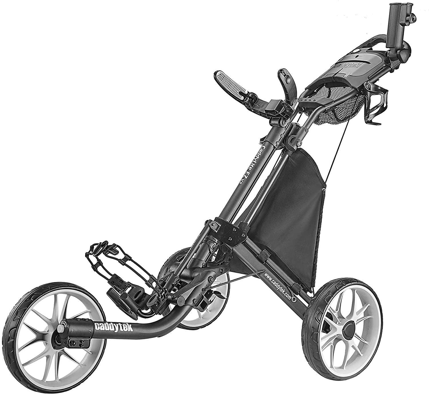 CaddyTek Caddy lite Ez Version 8 Lime Golf Push & Pull Carts - Image 3