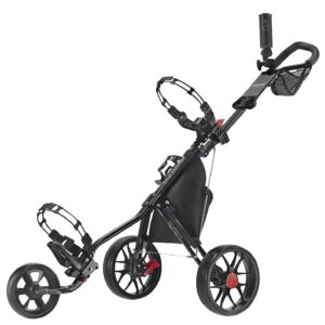 Caddytek CaddyLite 11.5 V3 Golf Push Cart, Black