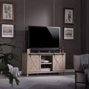 Caffoz Sliding Barn Door TV Stand for TVs Up to 65"
