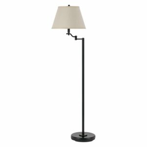 Cal Lighting Dana 15" 3-way Durable Metal Floor Lamp in Dark Bronze