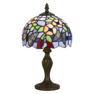 Cal Lighting 40W Tiffany Ac Lp W/Zinc Cast Base