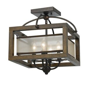 Cal Lighting 60W X 4 Semi-Flush Pendant