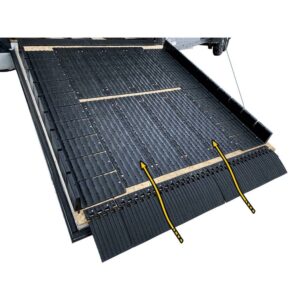 Caliber Edge Glides 2.0 Trailer Load & Unload Ramp Edge Protection Track, (2 Piece)