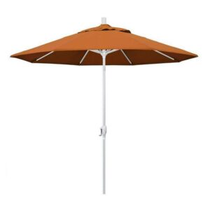California Umbrella 9' Tuscan Round Patio Umbrella, Aluminum Frame, Olefin Fabric