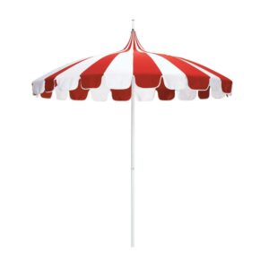 California Umbrella 8.5' Pagoda Market Pacifica Patio Umbrella, Multiple Colors