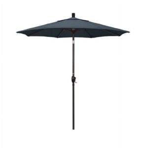 California Umbrella Pacific Trail Series Patio Market Umbrella in Pacifica with Aluminum Pole Aluminum Ribs Push Button Tilt Crank Lift