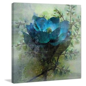 "Calm Blues" Painting Print on Wrapped Canvas