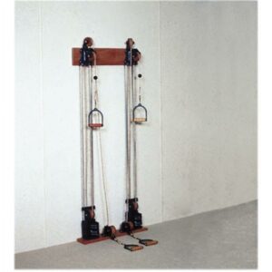 Fabrication Enterprises CanDo Chest Weight Pulley System, Adjustable Handles, Dual Tower, 560 oz