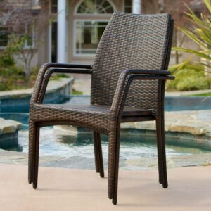 Christopher Knight Home Canoga Outdoor Wicker Chairs (Set of 2) by