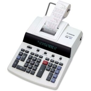 Canon CP1200DII Printing Calculator with 2-1/4" Paper Roll, White