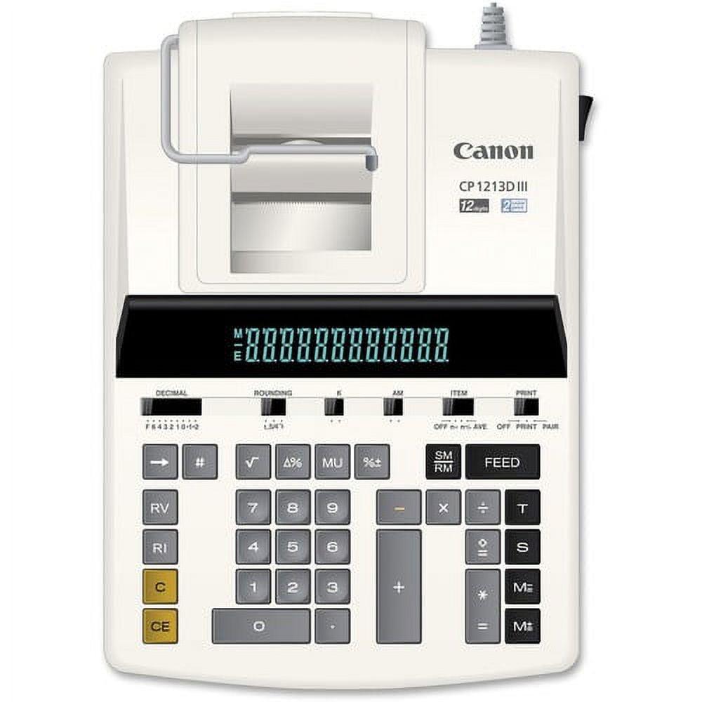 Canon CP1213DIII 12-Digit Printing Calculator, Multicolor - Image 3