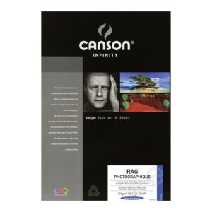 Canson Infinity Rag Photographique Photo Paper, 310 gsm 13in x 19in, 25 Sheets/Pkg.