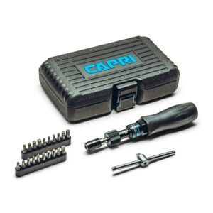 Capri Tools Precision Torque Screwdriver Set, Small, Black
