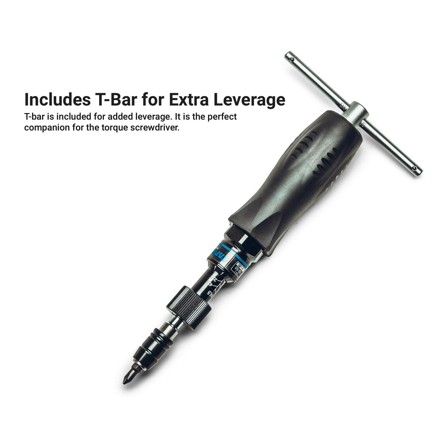 Capri Tools Precision Torque Screwdriver Set, Small, Black - Image 5