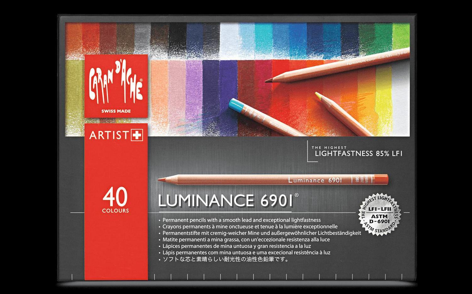 Caran d'Ache, Luminance 6901, 40 Colors