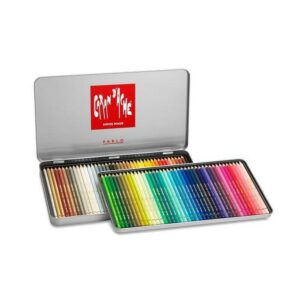 Caran d'Ache, Pablo Permanent Colored Pencils, with Metal Box, 80 Colors