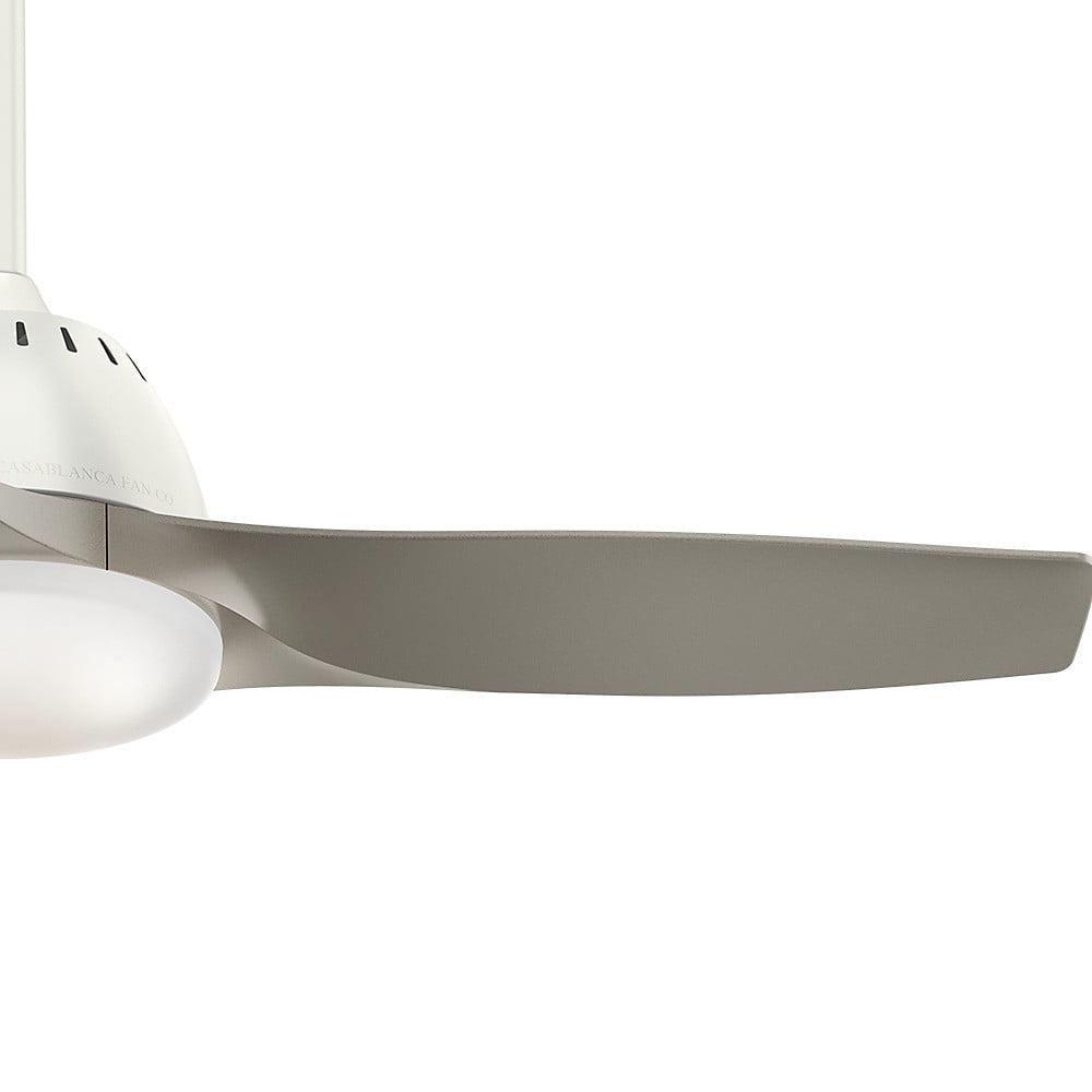 59149-Casablanca Fans-Wisp - 3 Blade 44 Inch Ceiling Fan with Handheld Control in Modern Casual Style and includes 3 Motor Speed settings-Fresh White - Image 5