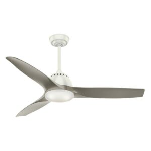 Casablanca 59151 52 in. Wisp Fresh White Ceiling Fan with LED Light Kit & Handheld Remote