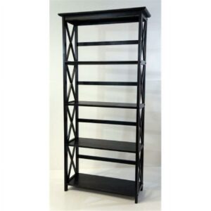 Casual Home Montego 5-Shelf Bookcase-Black