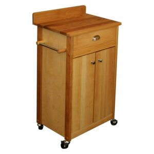 Catskill Butcher Block Cart with Backsplash
