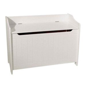 Catskill Craftsmen Wood Storage Bench in White