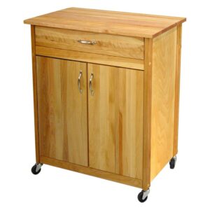 Catskill Craftsmen Mid-Size Two Door Kitchen Cart