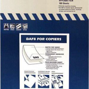 Chartpak 8.5" x 11" Matte Film