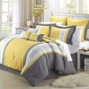 Chic Home Arlington 12-Piece Bed in a Bag Comforter Set