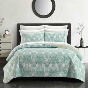 Chic Home Cornelius 12 Piece Embroidery Comforter, Queen, Red