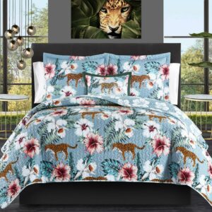 Chic Home Modern Animal Print 8 Piece Quilt Sets, King